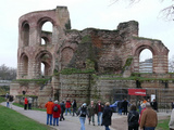 the Roman baths