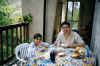 breakfast at the balcony