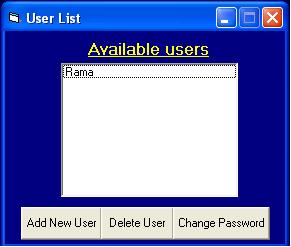 User Form