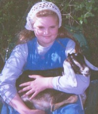 Sarah-Danielle holding Chaveev
