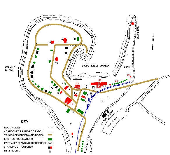 iconic map of tour