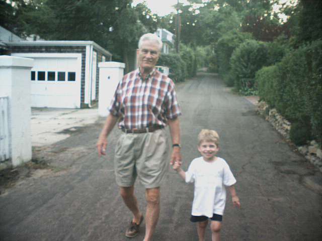 this is a picture of my Brother JohnMicheal and my Grandfather