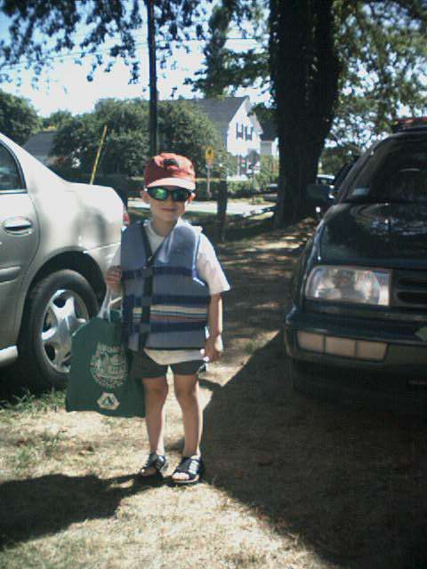 Ready to go Rowing Grandpa!!