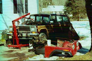 motor half out