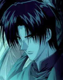 Although he never smiles...