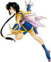 Misao, with her knives ready!