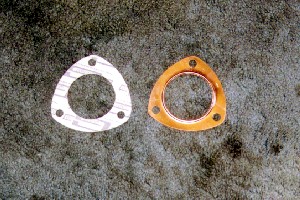 Paper and copper gaskets