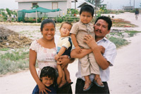 The Amaya family who gave us such a special gift