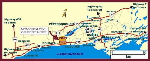 Directions to Port Hope, Ontario