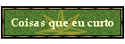 Coisas que eu curto
