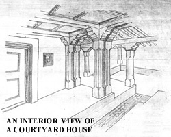 Interior View Courtyard House