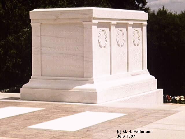 Tomb of the Unknowns - PHOTO By M. R. Patterson