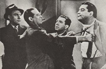 William Demarest, Wally Ford, Frank McHugh, and Jackie Gleason