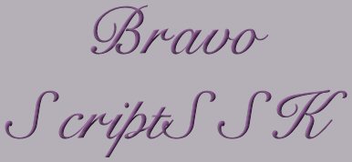 Bravo Script SSK