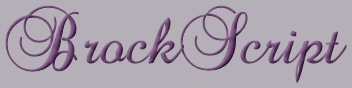 Brock Script