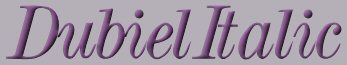 Dubiel Italic