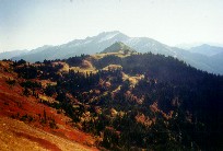 Indian Peak ablaze