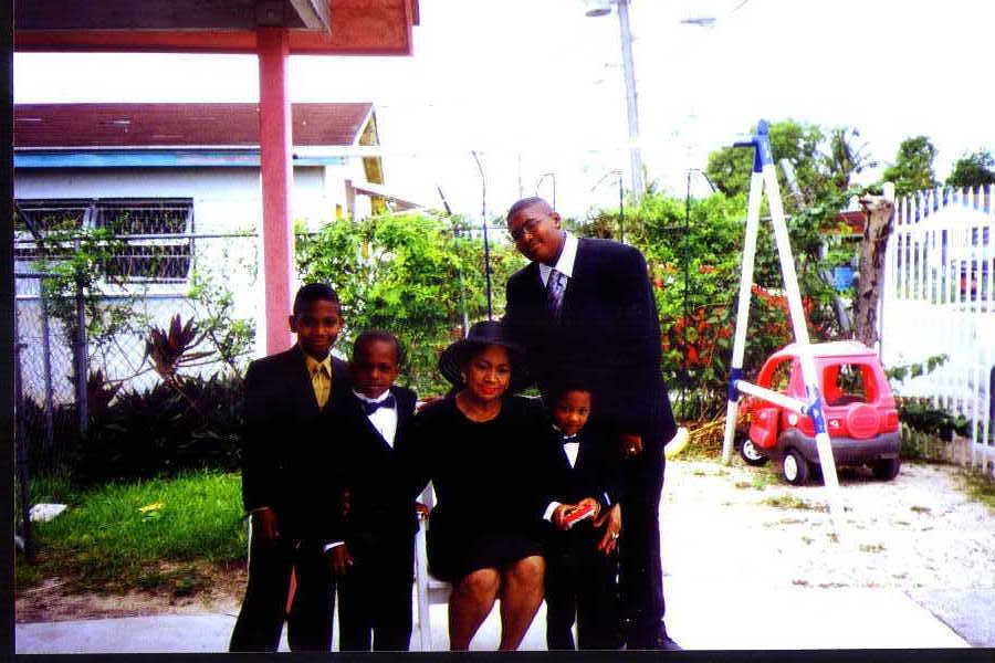 Gradmother with Travis, Mikhail, Maliek and Meko