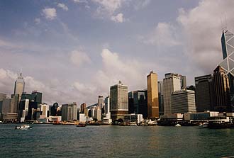Skyline of Hong Kong Island and Harbour