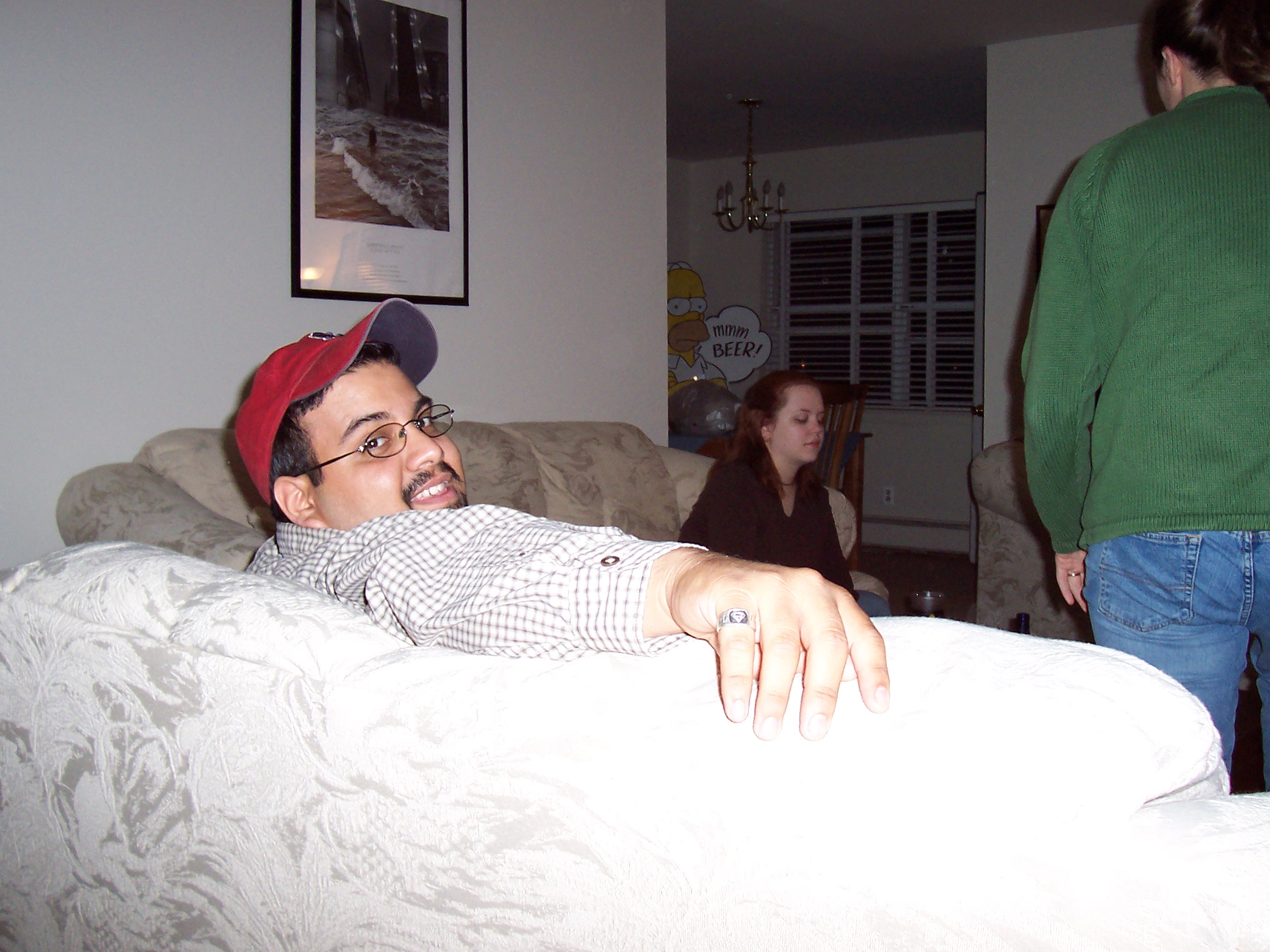 Eric lounging