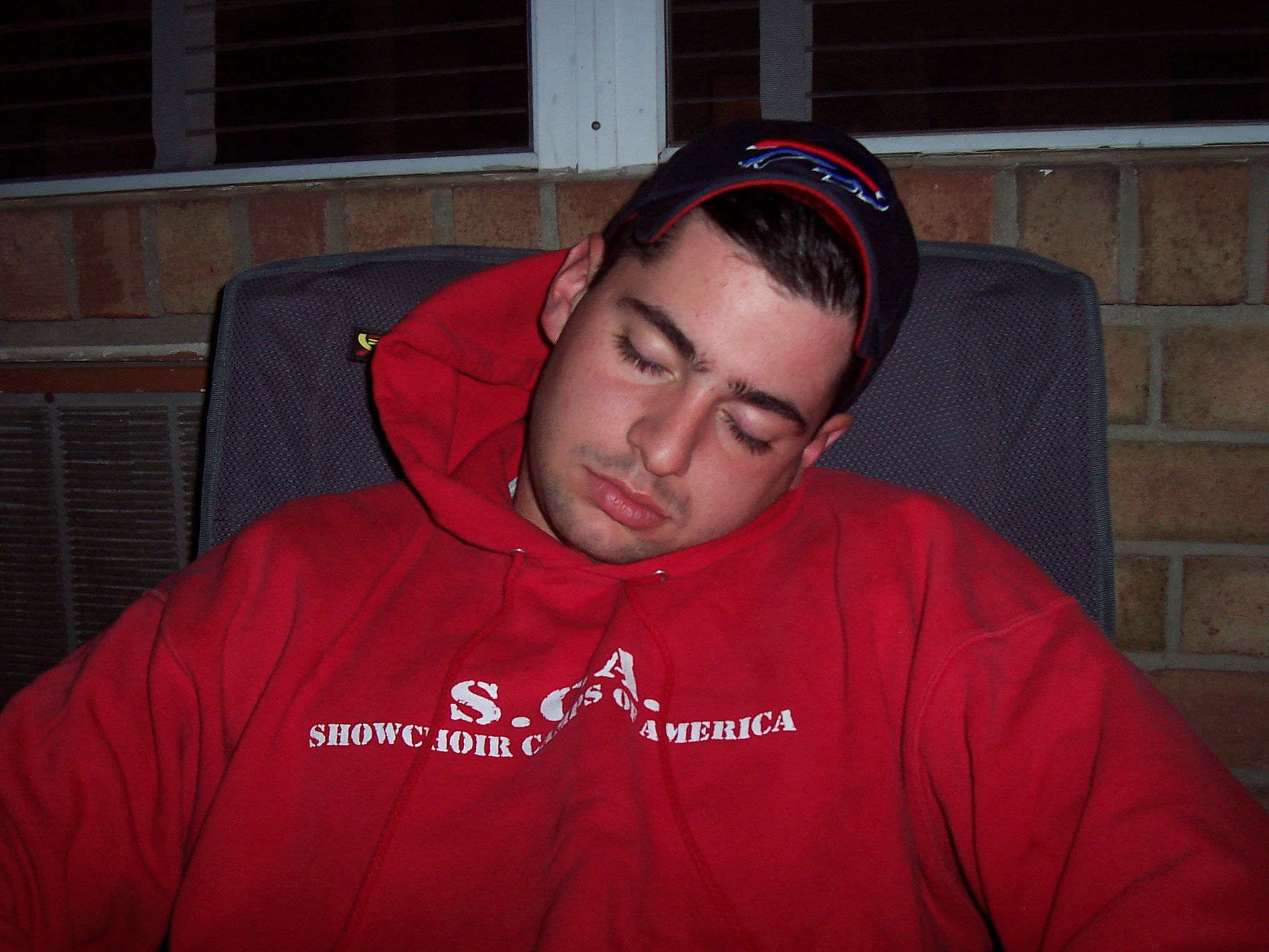 Tassi doing his best impersonation of his days at Princeton as a Night Manager