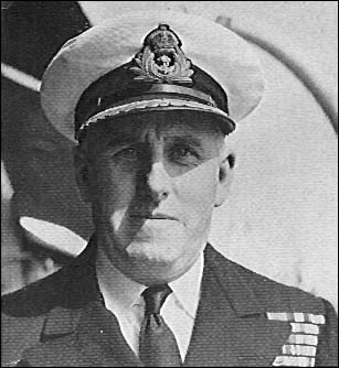 London's commanding officer, Captain P. Cazalet.