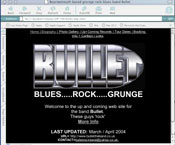 Link To The Rock Band Bullets Site