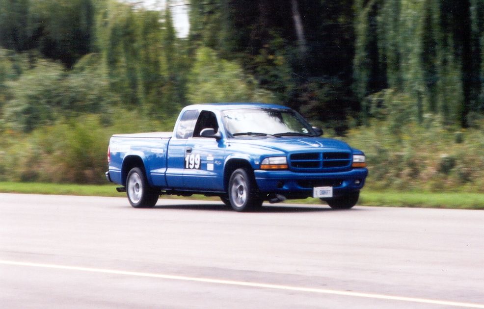 100MPH on the front straight during the Great Lakes Grand Prix at Blackhawk Farms Raceway 09/27/03... 