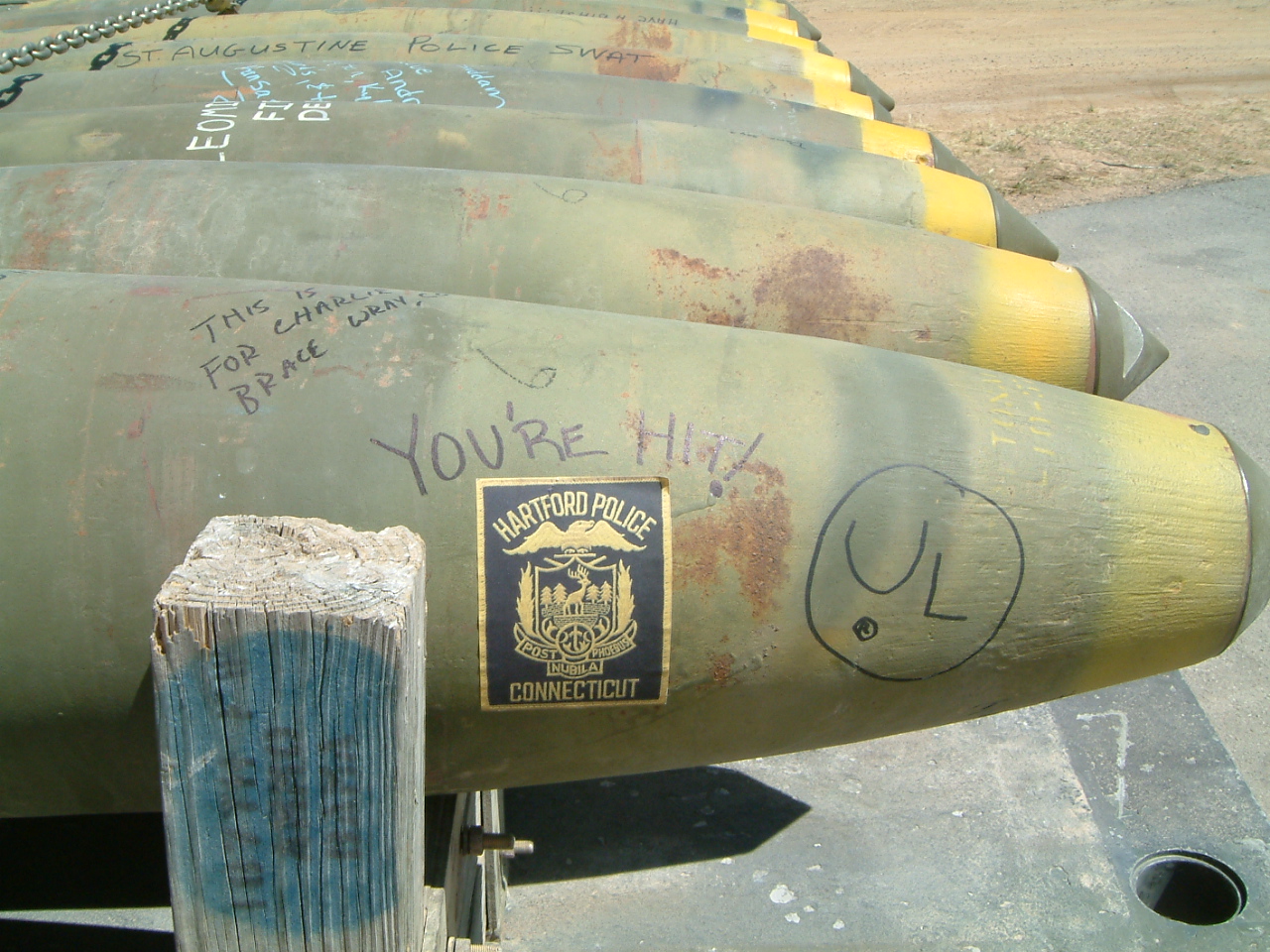 Bombs waiting to be droped on Iraq