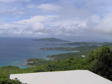 View towards the British Virgin Islands
