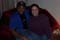Bert and Taj enjoy a moment on the sofa