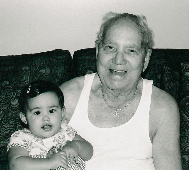 con mi visabuelo