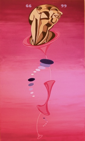 (c) 2000 Robert Kernodle - A Higher Calling - abstract human figure painting