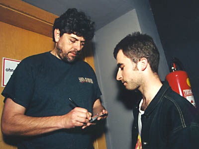 Alan Parsons signing my CD