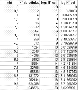 Tabla de datos
