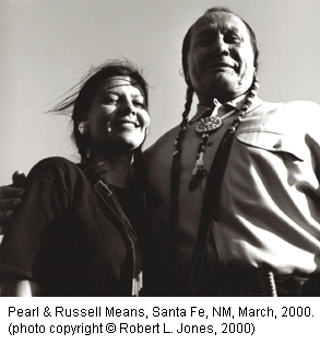Pearl and Russell Means