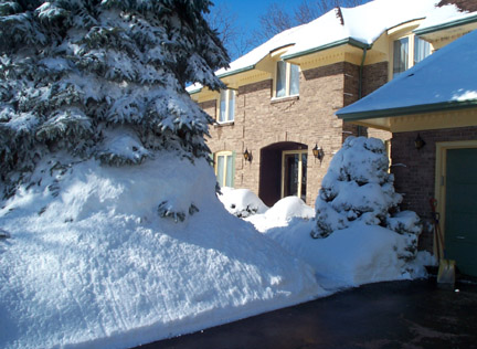 Snow pile