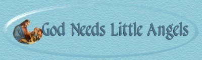 God Needs Little Angels Banner