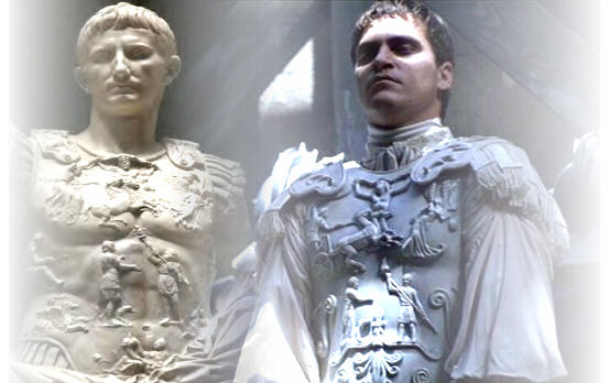 Augustus Ceasar and Emporer Commodus (Joaquin Phoenix)