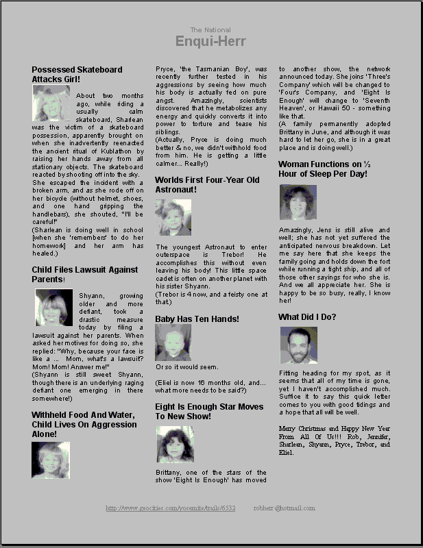 The Daily Herrald Presents 'The National Enquir-Herr' 