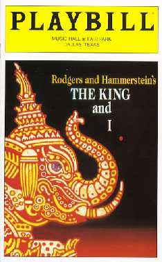 The familiar playbill