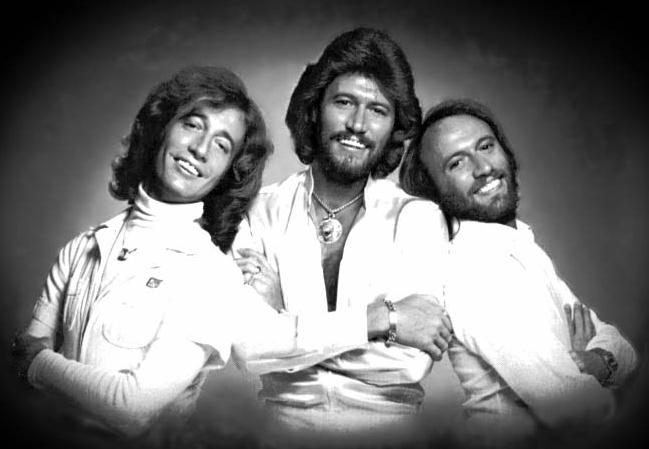 That lovely photo from the Saturday Night Fever album cover!