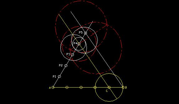 Dividing a segment into 5 parts