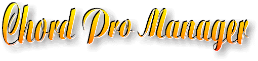 Down load Chord Pro Manager