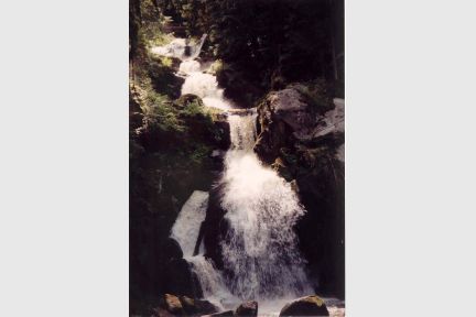 7-Tier waterfall in Triberg, Germany