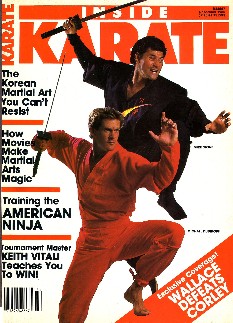 'Inside Karate' Mag with Mike Stone who trained Michael for 'Am. Ninja'