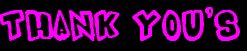 A page thanking all who have contributed in the making of this site