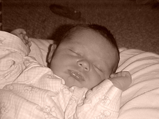 09-23-2005 Eli 6 Days Old
