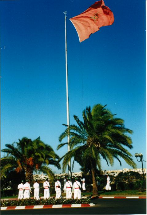 la bandiera del marocco