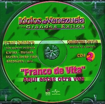 Idolos de Venezuela, Bandeja y CD